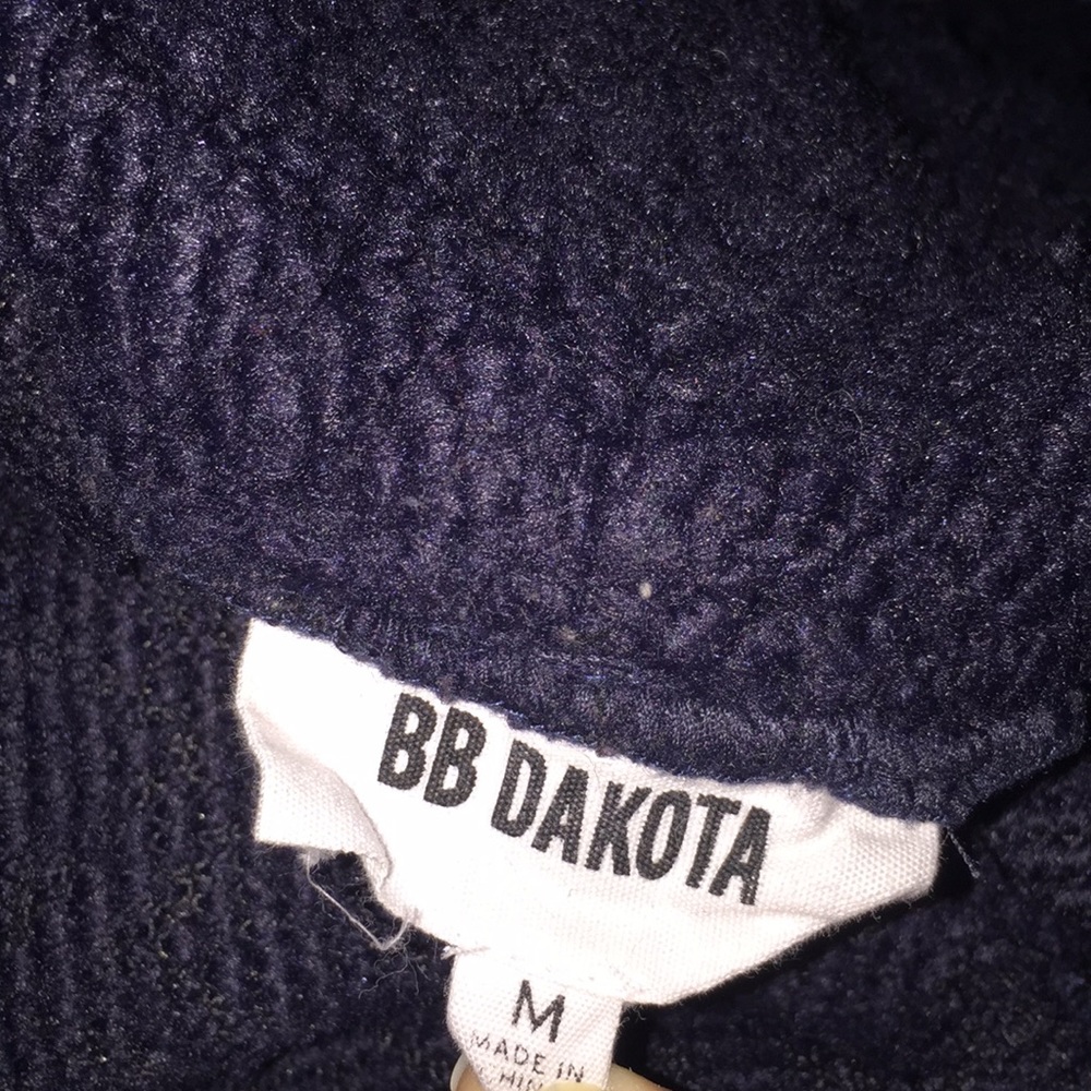 BB Dakota Women's Johnna Knit Cocoon Jacket Navy - Picture 14 of 14
